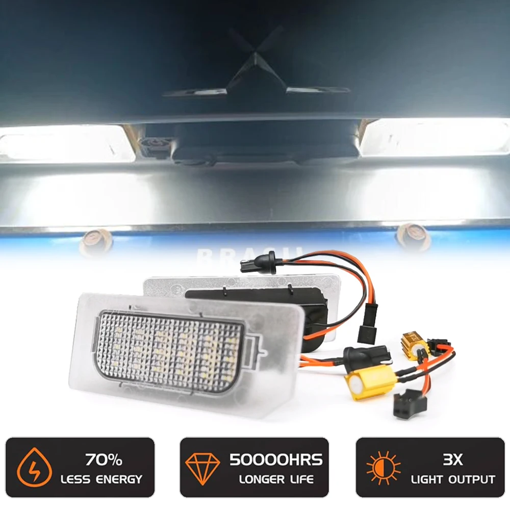 

Replace 6000K LED Tail License Number Plate Light Canbus For Mistubishi ASX RVR Outlander Sport ES PHEV After Facelift Auto Part