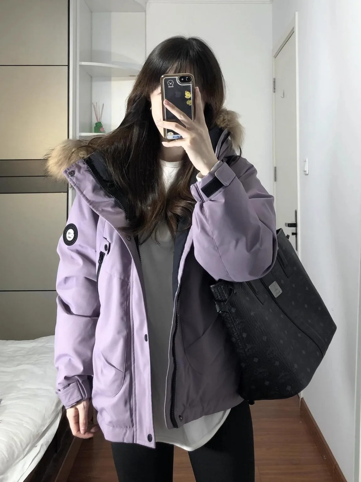 

Корейская утепленная парка с капюшоном для женщин, зимняя хлопковая куртка с пушистым воротником, маленький размер, теплая хлопковая одежда