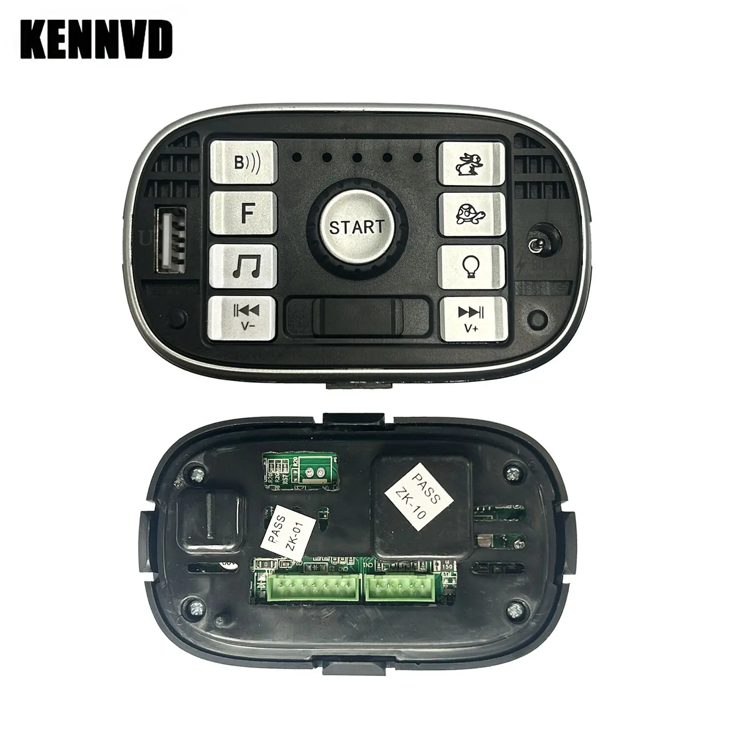 ZK01 12V 24V children's electric ride on car multi-function integrated central processing unit controller box motherboard PCB