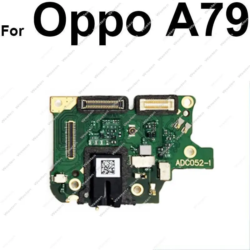 For OPPO A96 A91 A83 A79 A77 A75 A73 A59 A57 A7 A3 A1 AX7 A7X Headphone Jack Earphone Port Board Microphone Connector Flex Parts