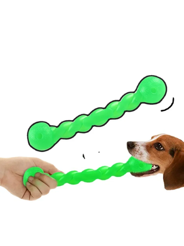 Pet Dog Training Interactive Toy Pet Funny Molar Stick Strong Rubber Durable Teeth Clean Toy Long Size Chew Toy For Meduim Large