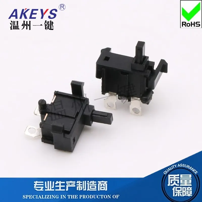 10pcs KFC-W-04B-1 Limit Switch Two Feet 180 Degrees Game Flash Gate Reset Micro Detection Button Connector