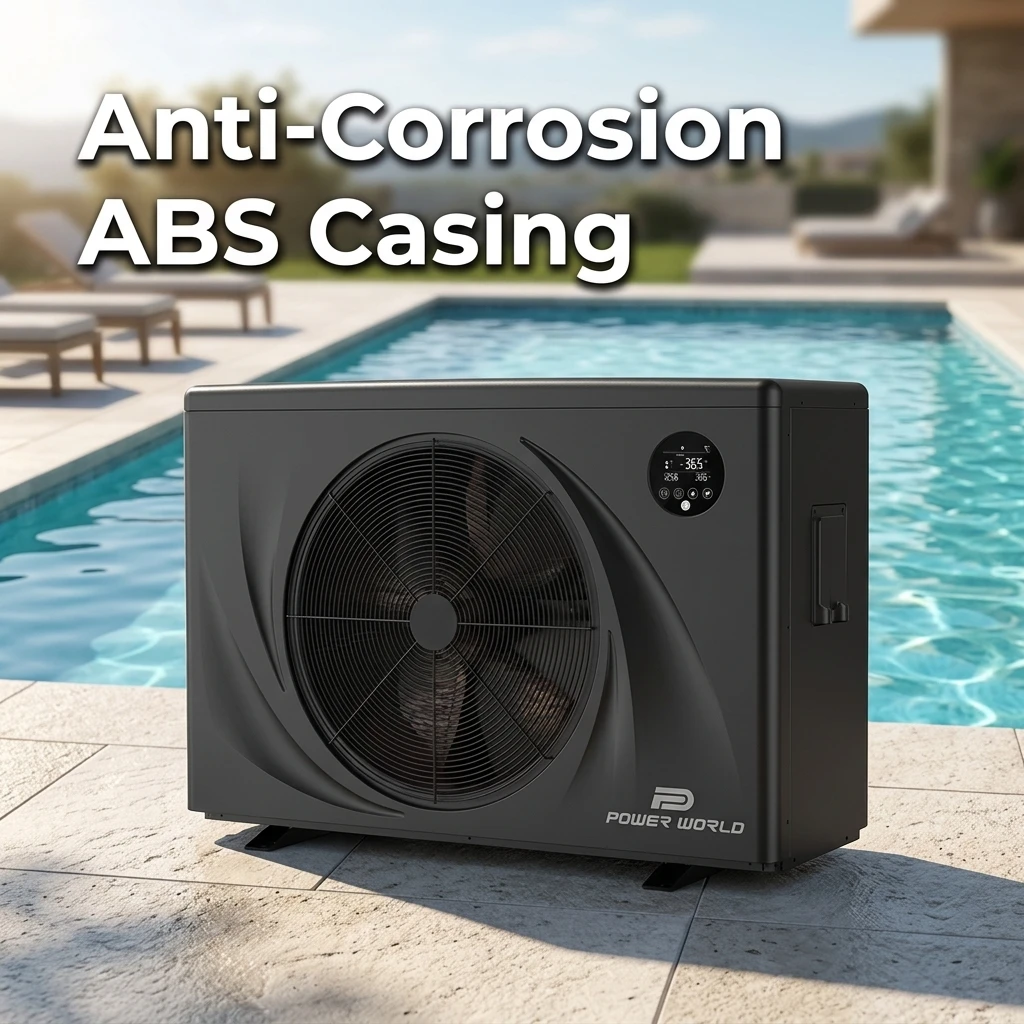 China Air to Water Swimming Pool Heat Pump 60Hz R32 Hybrid AC/DC Solar Household & Hotel Use Inverter Technology 2-Year Warranty