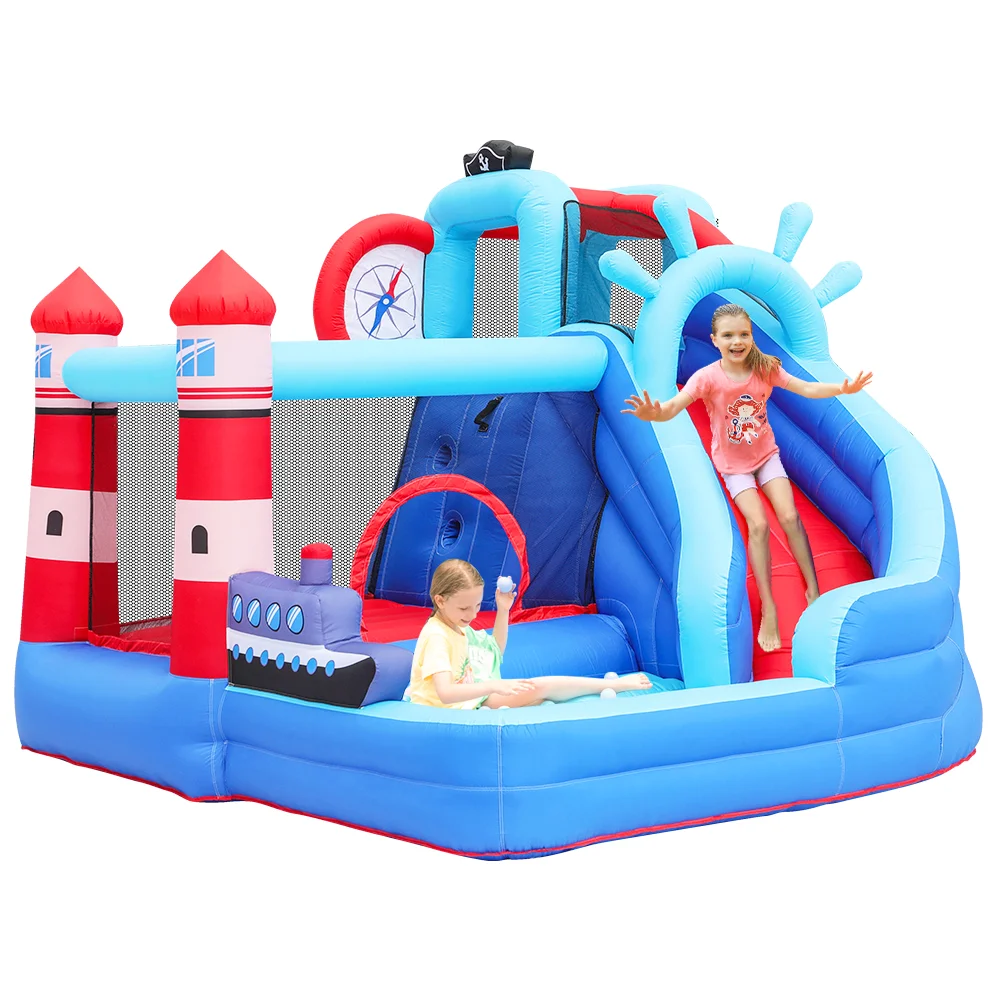 

Custom Ball Pool Game Inflatable Bouncer Jumping Castle Slide For Kids Inflatable House
