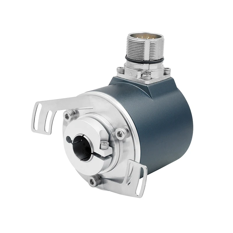 High-Speed 10000PPR Rotary Incremental Encoder 5-24V DC Aluminum Alloy IP65/IP68 300kHz Response Frequency RS-485 Communication