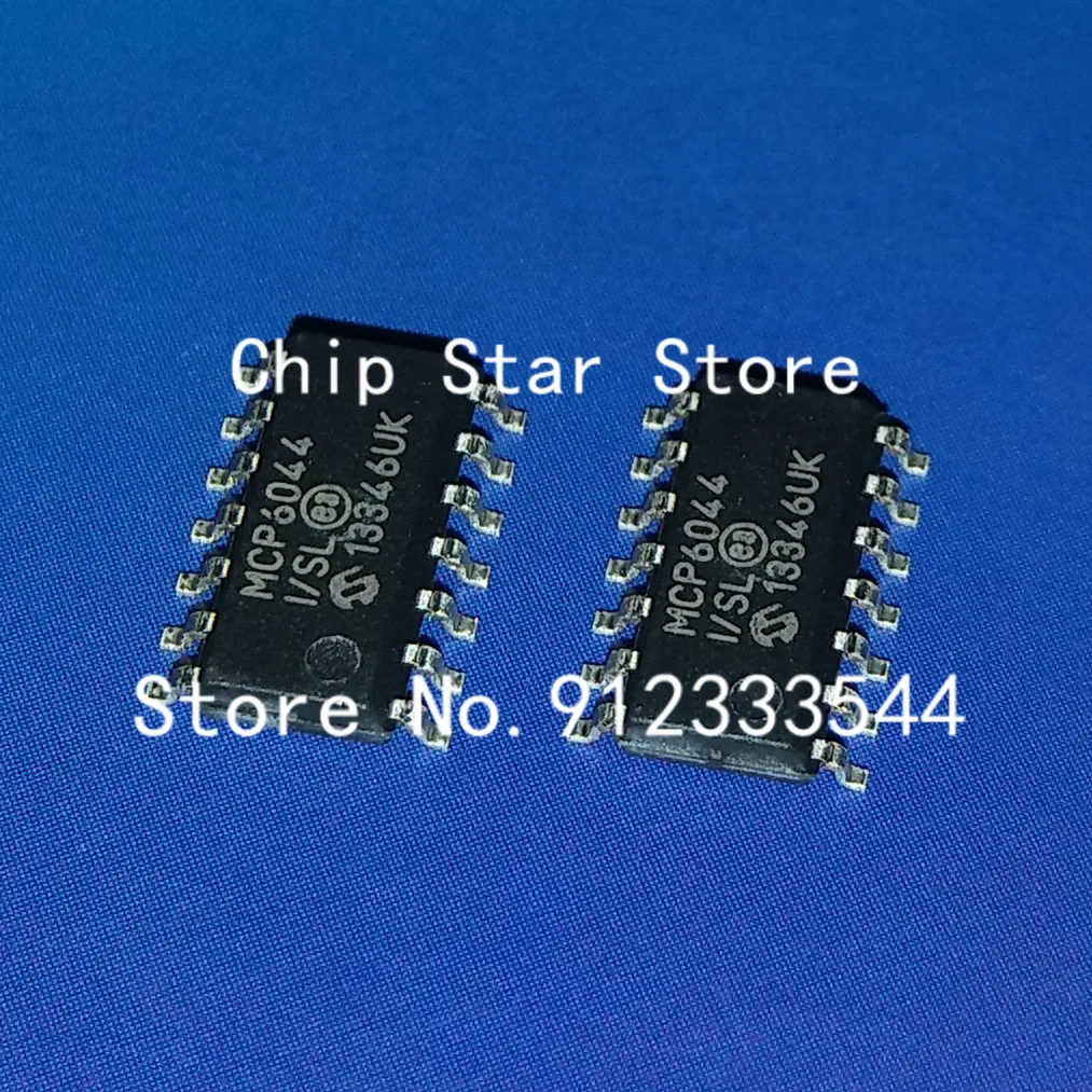 5-100pcs  MCP6044-I/SL MCP6044 SOIC14 Operational Amplifier Quad 4 Amplifier 100%New And Original