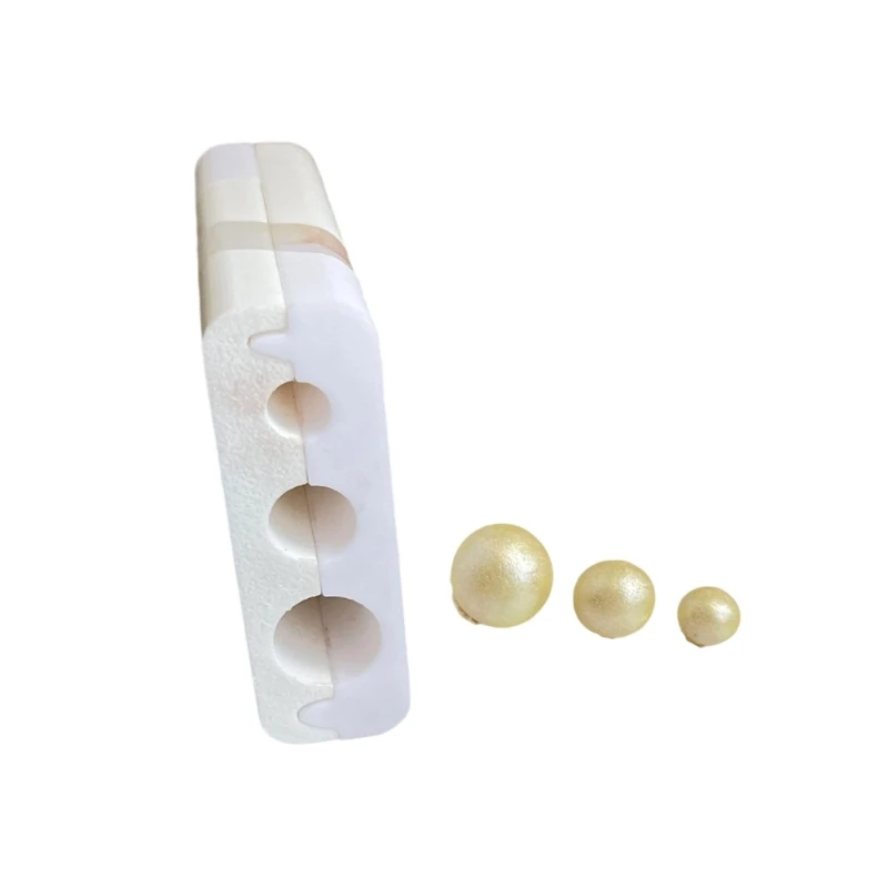 Polymer Clay Bead Roller Mould Creates Round Shaped Beads Includes 3 Size for Jewelry Crafting