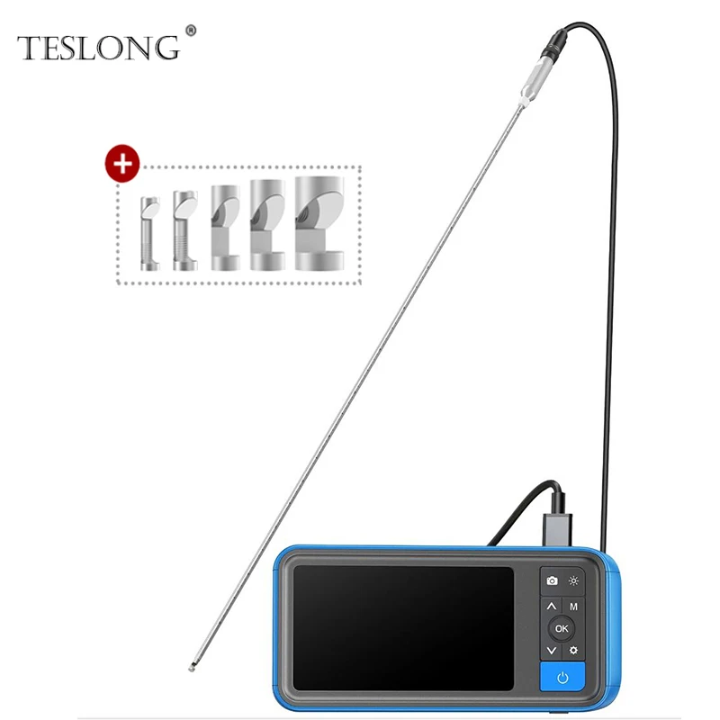 Teslong Rigid Bore scope, 4.5\'\' Screen Rod Bore Cam Barrel Camera-Fits .20 Caliber & Larger Hunting Shooting Firearms- 26\'\' Tube