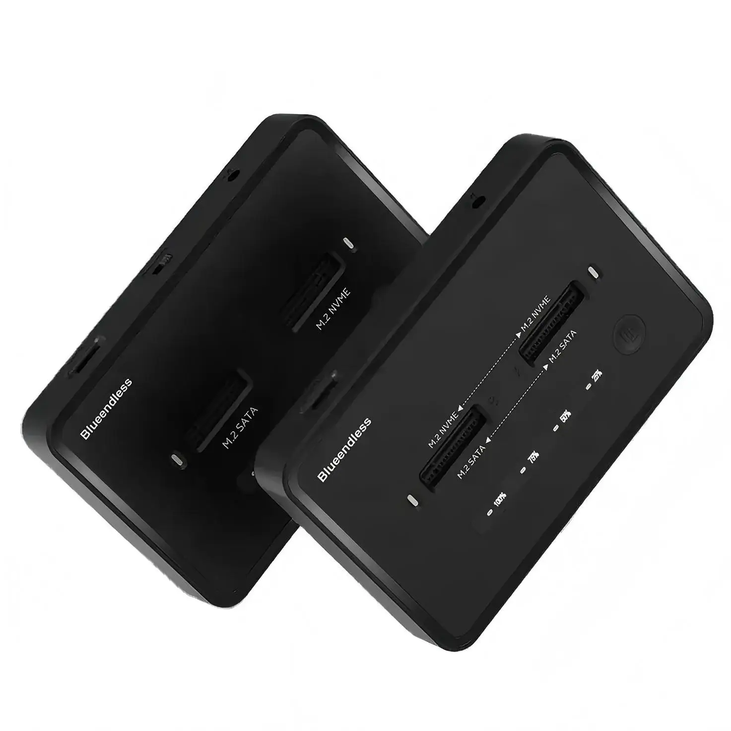 

M.2 NVME SATA NGFF SSD Copier Duplicator Cloner Dual Bay M.2 NVME SATA SSD Cloner Docking Station