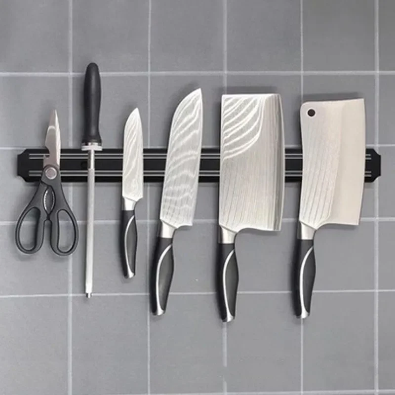 Powerful Magnetic Stainless Steel Magnetic Knife Block Wall-mounted Kitchen Magnet Magnet Convenient and Practical Knife Holder