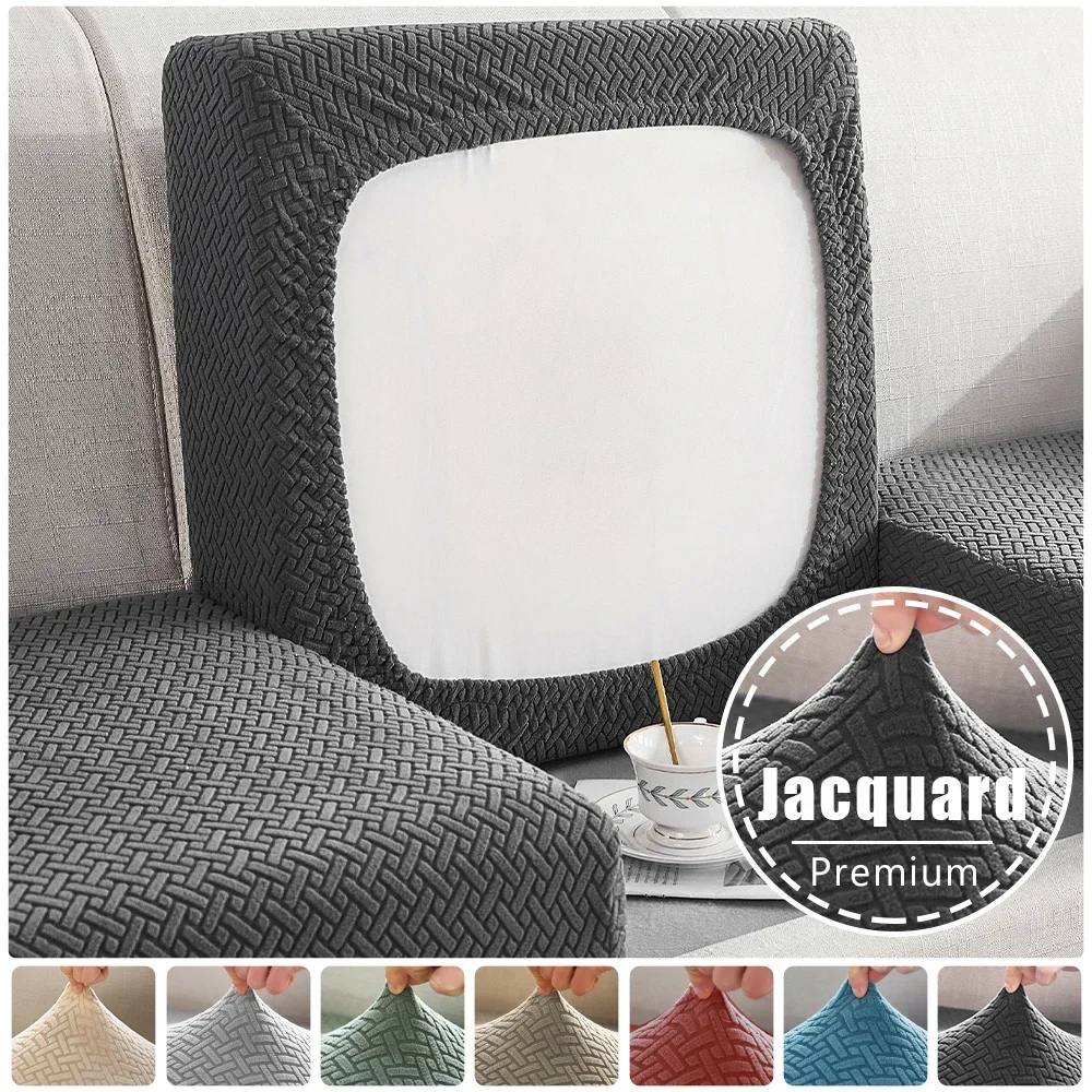 

Jacquard Sofa Seat Cushion Cover for Living Room Funiture Protector Stretch Seat Sofa Cover L Shape Corner Armchair Couch Cover