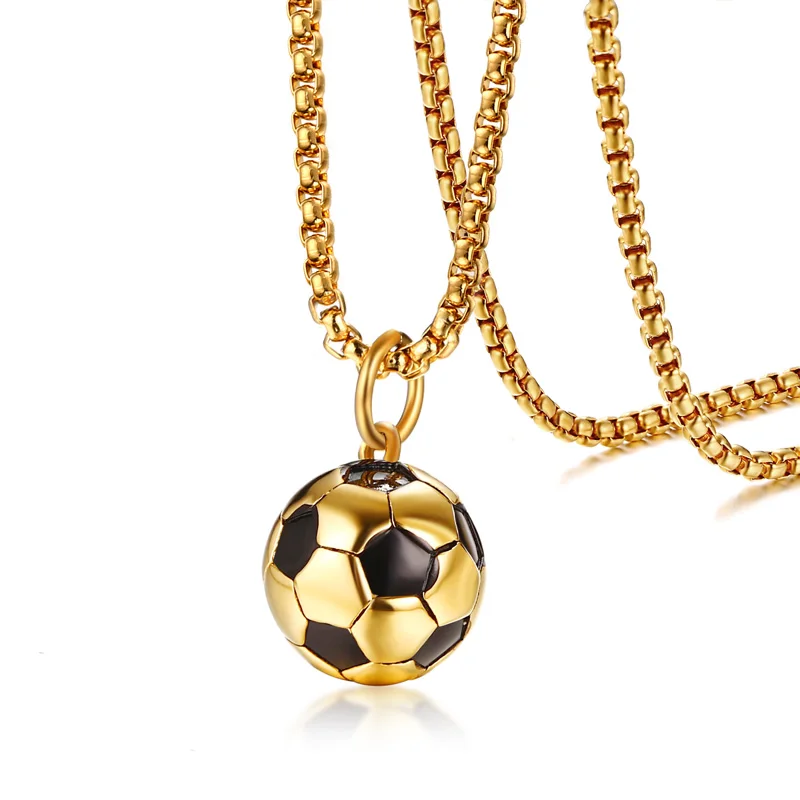 

DARHSEN Brand Male Men Statement Football Necklaces & Pendants Stainless Steel Chain Fashion jewelry