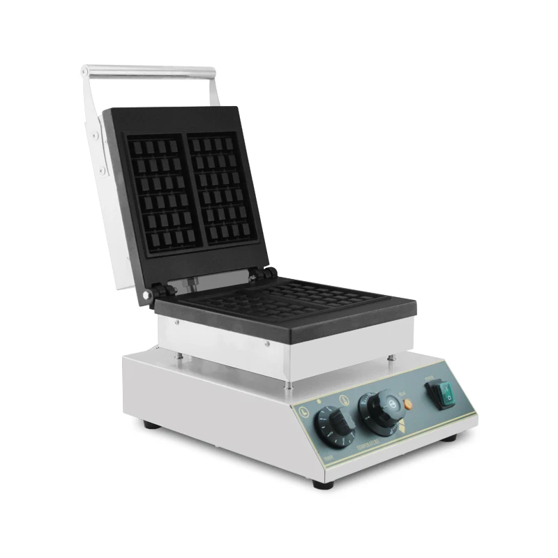 ماكينة صنع الوافل الكهربائية التجارية غير اللاصقة ، ماكينة صنع الوافل المستطيلة ، ماكينة صنع الوافل ، 2-