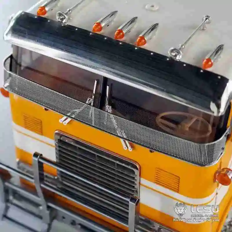 

1/14 American truck front stop Ishisha Net Tamiya tow head round the world route GL hull LESU Decorative grille model