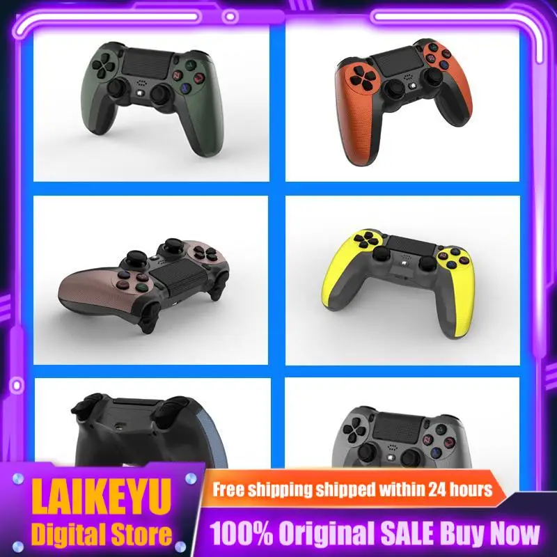 EYIERJIA P4 Беспроводной Bluetooth-геймпад Шестиосевой вибрационный многоплатформатный контроллер для P4/P3 Windows iOS Android