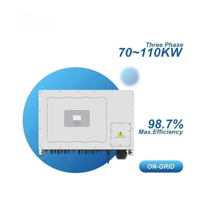 High Performance SUN-70/75/80/100/110K-G03 Three Phase String Pure Sine Wave Ongrid Solar Power Inverter