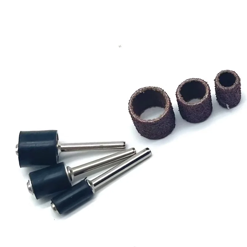 Kit 6 Mandrins En Caoutchouc Pour Dremel – Diamètres 1/8, 1/4 Pouce – Pour Ponçage, Polissage Ongles, Bois, Métal