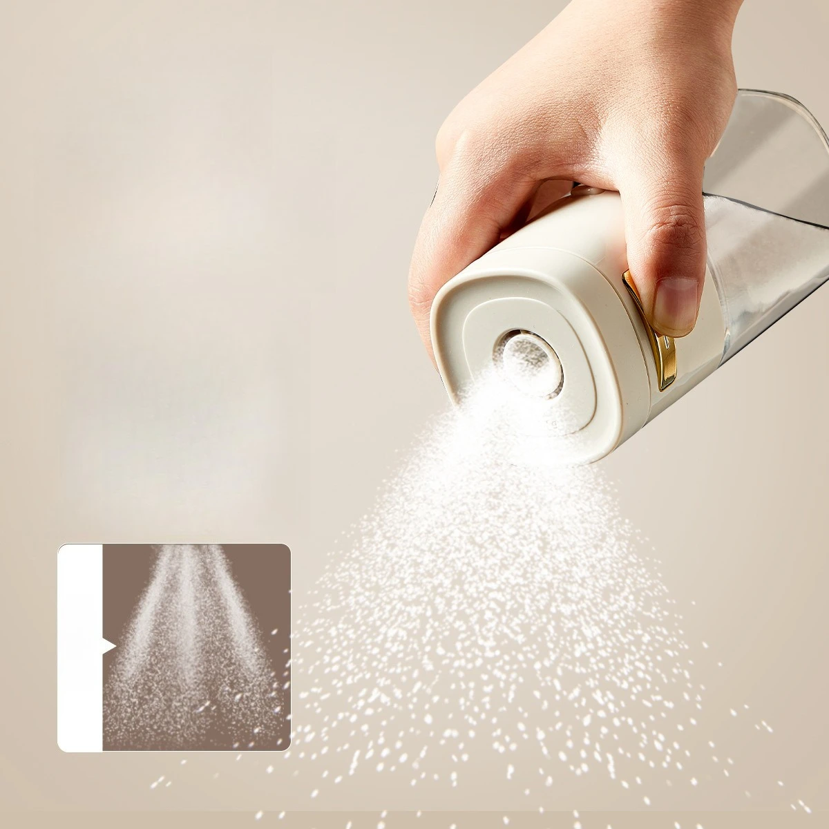 Precise Measuring Salt Dispenser Kitchen Spice Container Adjustable Control Shaker Bottle
