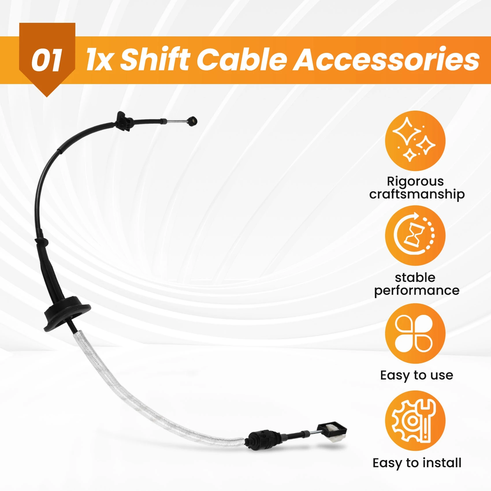 

Auto Transmission Console Shift Cable 5L3Z-7E395-AA, 5L3Z7E395AA For Ford F-150 4R70W 2005- 2009