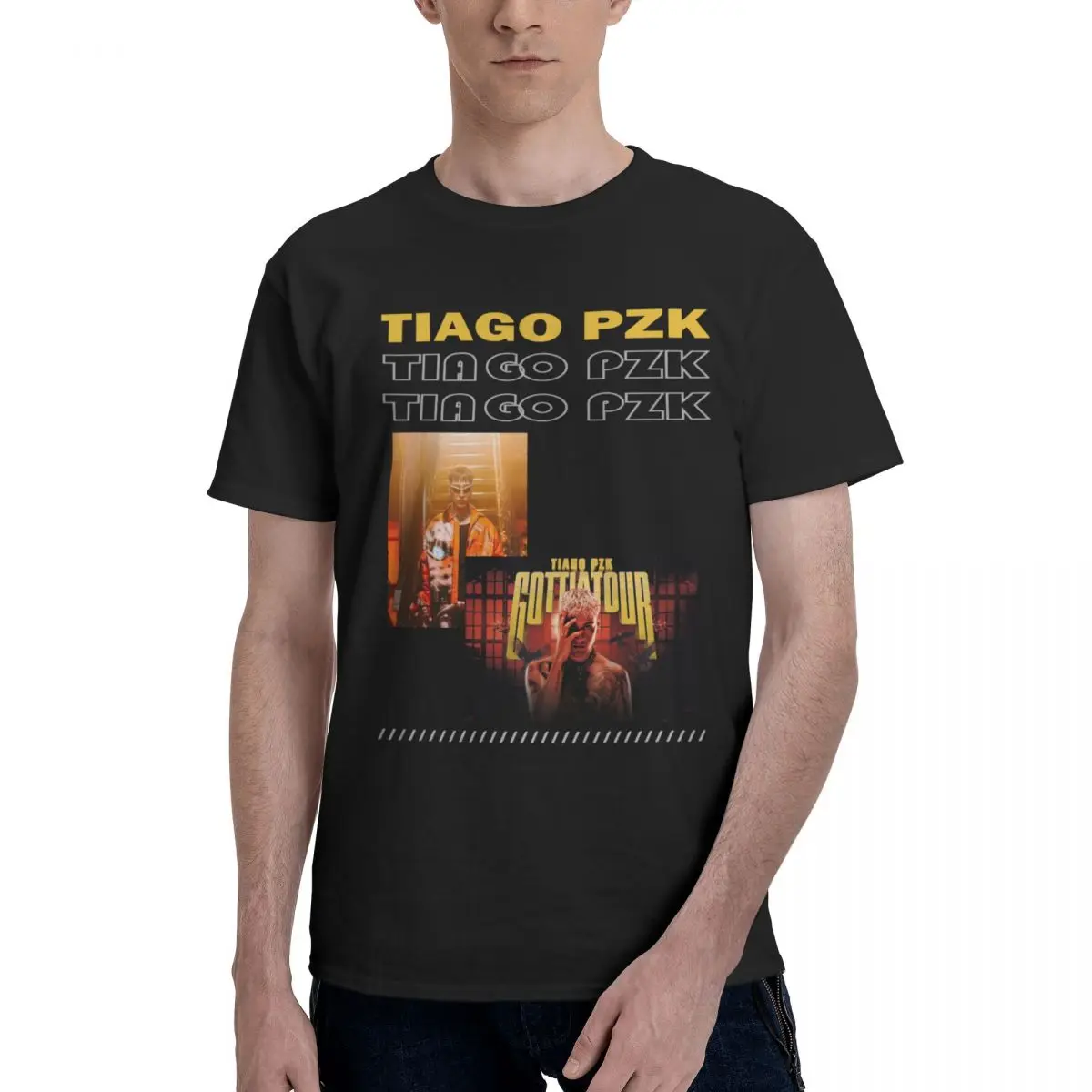 Rapper TIAGO PZK 2025 T Shirts Graphic Y2K Pops Customized Mens Women T-Shirt Clothes