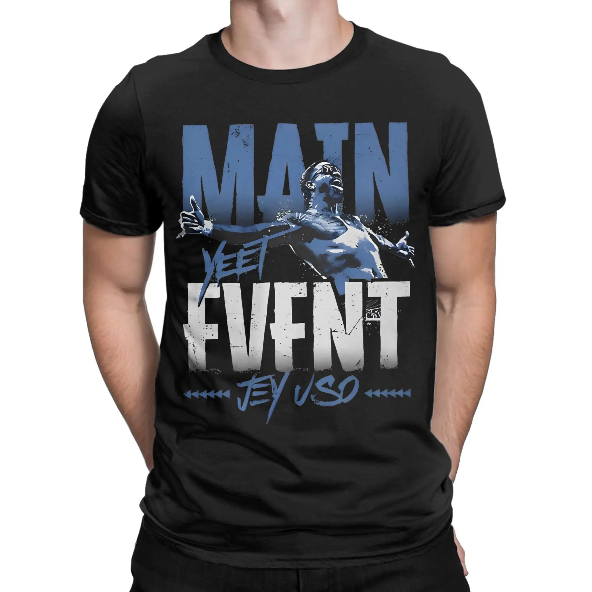 Jey Uso YEET Main Event Merch Unisex T Shirts 100% Cotton Tee Printed  Tops T-shirt