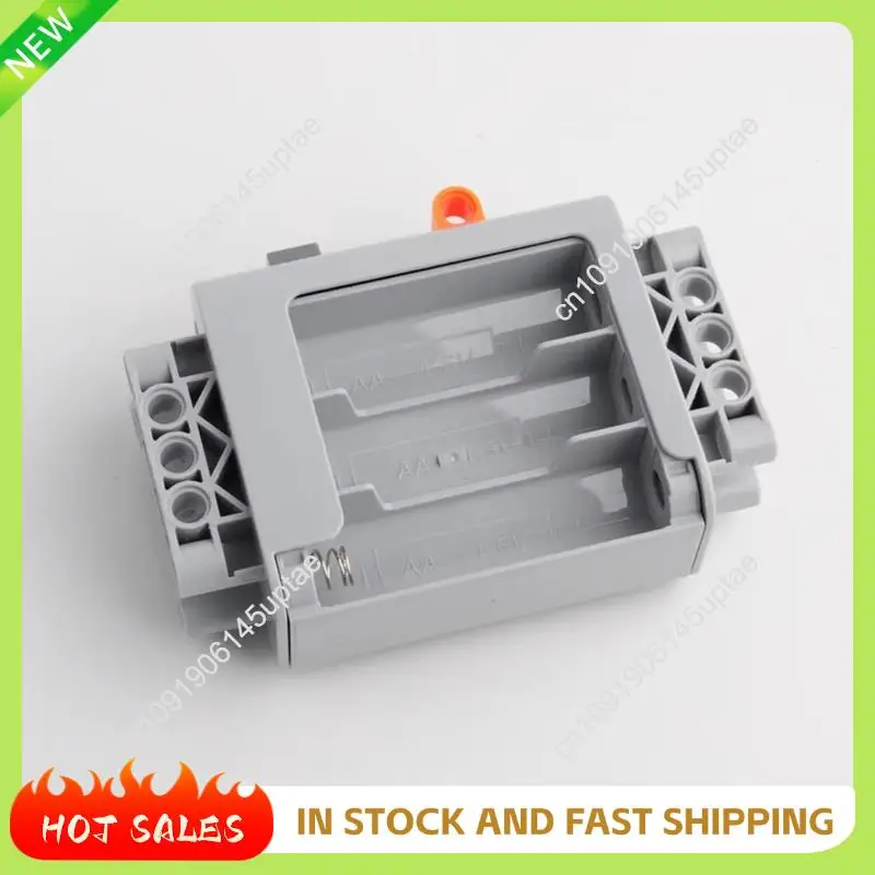 N88R For Power Functions MOC Parts 5PCS AA Battery Case Box For Power-Up Battery For Legoeds 8881 For DIY Train Car Set