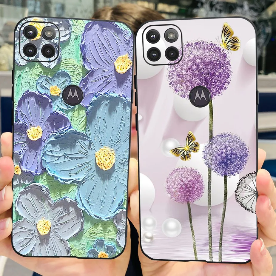 For Motorola Moto G 5G Case Luxury Painted Phone Case Soft Silicone TPU Fundas For Motorola Moto G 5G Plus MotoG Back Cover Bags