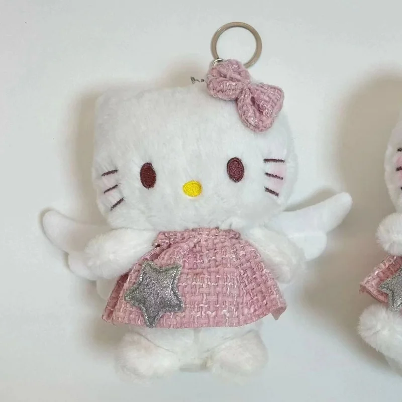 Instagram Girly Heart Skirt Hello Kitty Cat Cute Angel Bag Pendant Pendant Keychain Doll Gril Decoration Ornaments Holiday Gifts