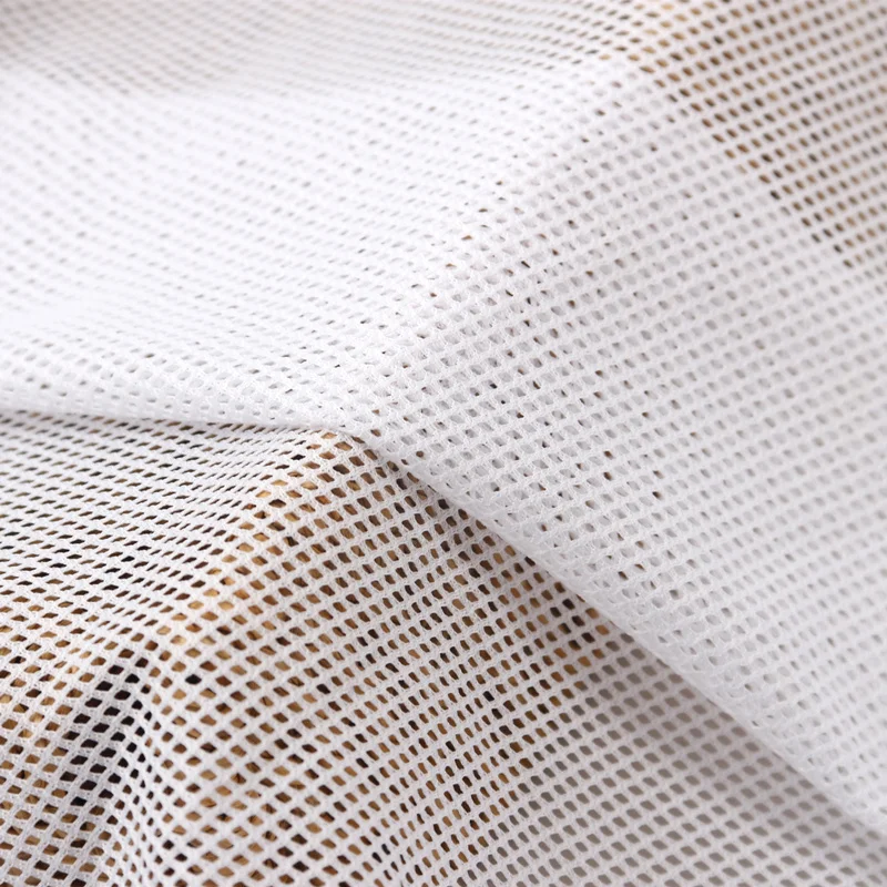 1m 2x2 Low-Stretch Mesh Fabric for DIY Sewing Mosquito Net Curtain T-Shirt Sportswear Knitted Lining Fabric Cloth Accessories