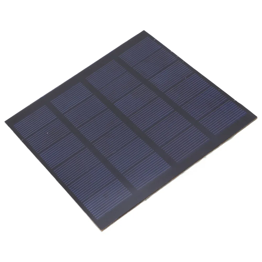 1.5W 6V Solar Panel Charger Built-In USB Port Energy Saving Solar Panel Module Polycrystalline Silicon Solar Charging Module