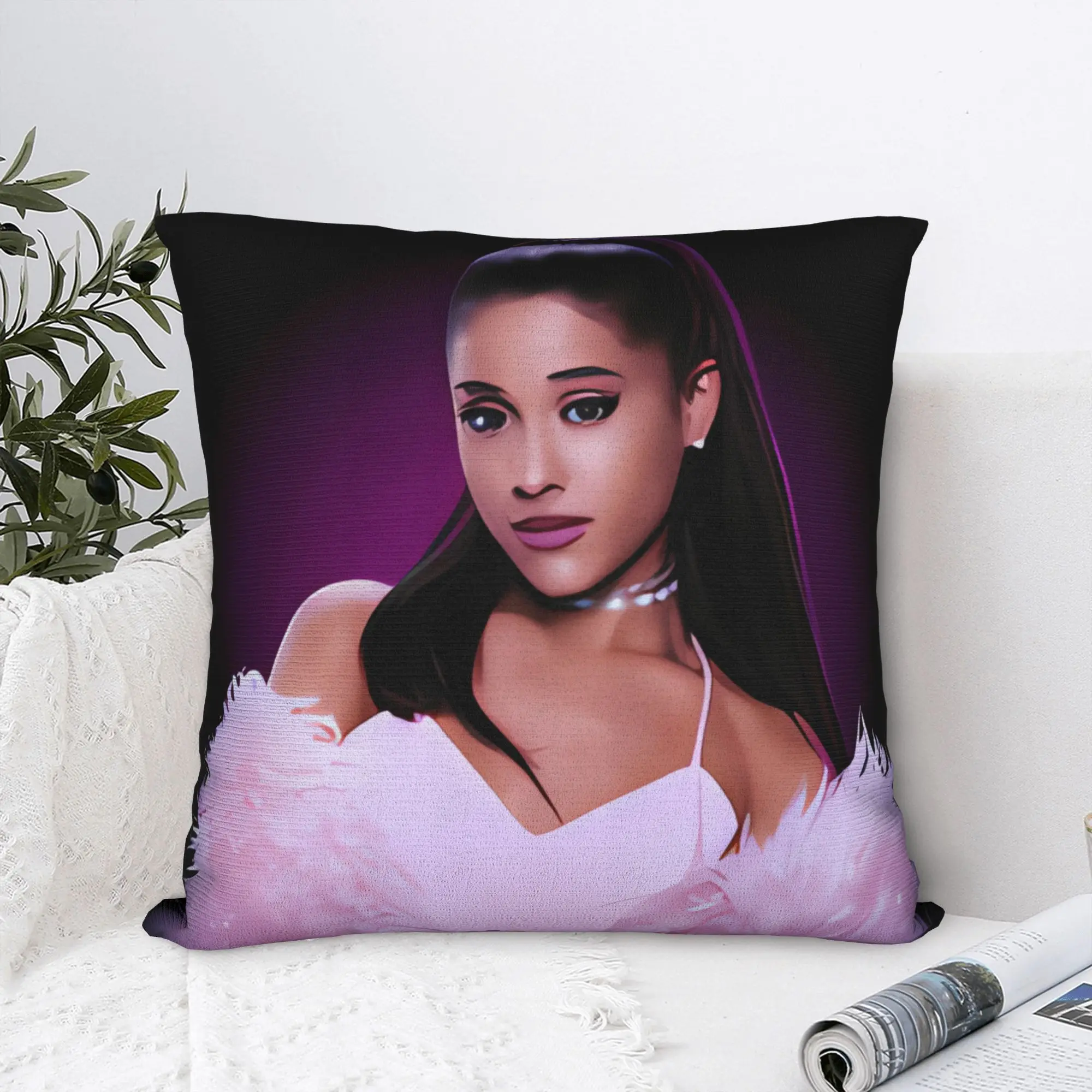 Arianas Grandes Eternal Sunshine Tour 2026 Pillowcases  Vintage Pillow Case For Living Room Chair Comfy Pillow Cover