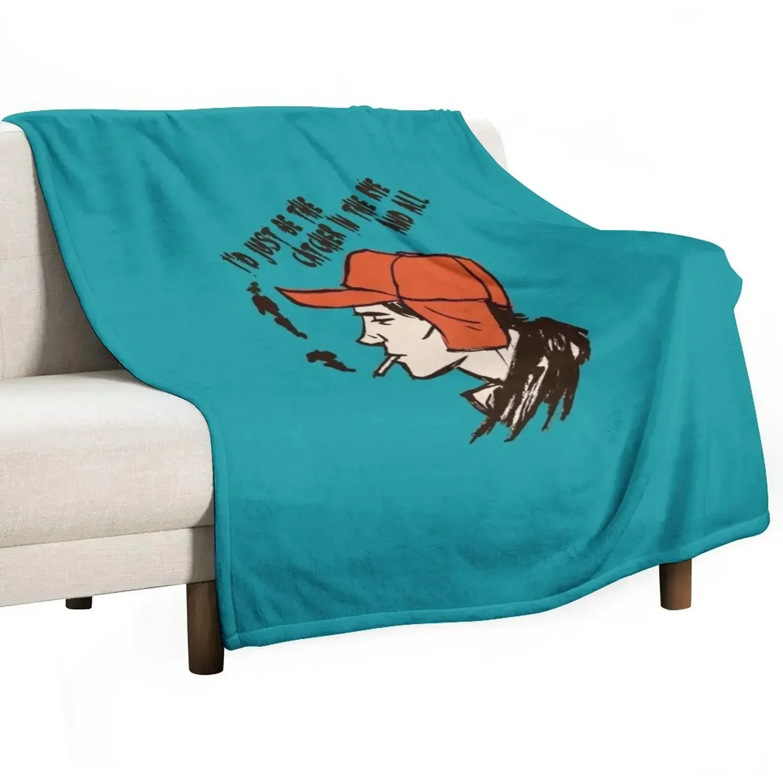 Holden Caulfield, I'd just be the catcher in the rye and all Throw Blanket Hairy Loose Luxury St Flannel Blankets