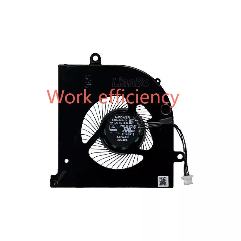 WYORESY Original for MSI Stealth 17M MS-17R1 CPU COOLING FAN
