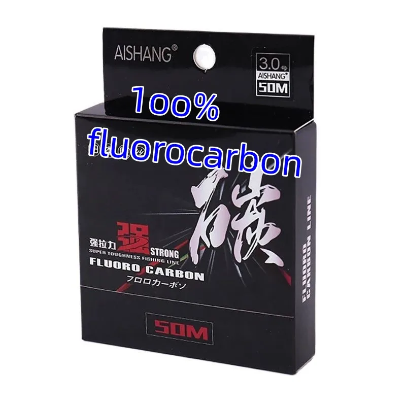 Línea de fluorocarbono 100% – Líder súper fuerte para pesca con mosca - imagen 2