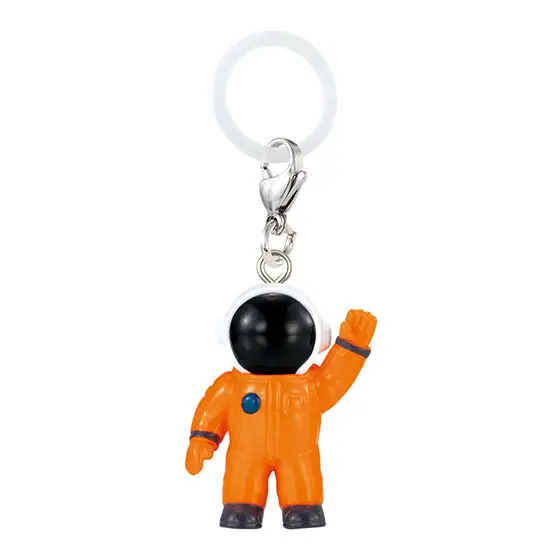 Bandai Genuino Partner Spaziale Figura Ombrello Portachiavi Spazio a Tema Portachiavi Giocattolo Gashapon Palla Spazio Alieno Astronauta Giocattolo Originale