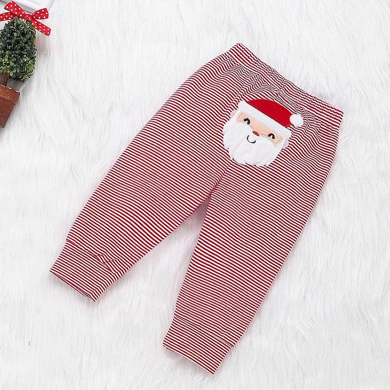 Christmas Toddler Baby Boys Girl Clothes Suit Long Sleeved Rompers+Pants+Hat New Year Infant Baby Girls Boys Clothing Set