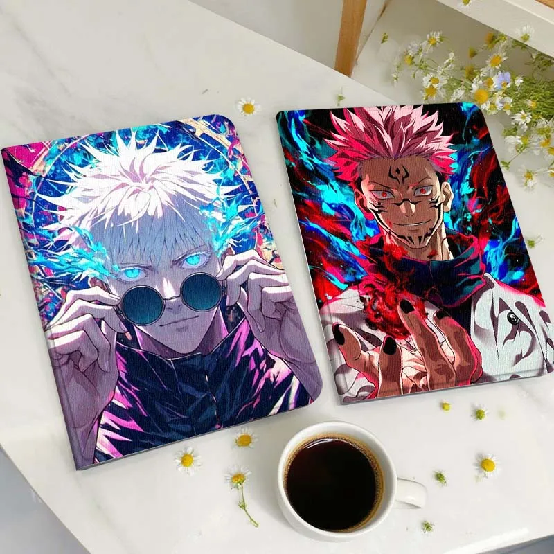 

Cartoon J-Jujutsus K-Kaisens Tablet Case For Samsung Galaxy Tab A A7 A8 A9 A11 S6 S11 Lite Plus 10.1 10.4 10.5 Inch 2022 2025