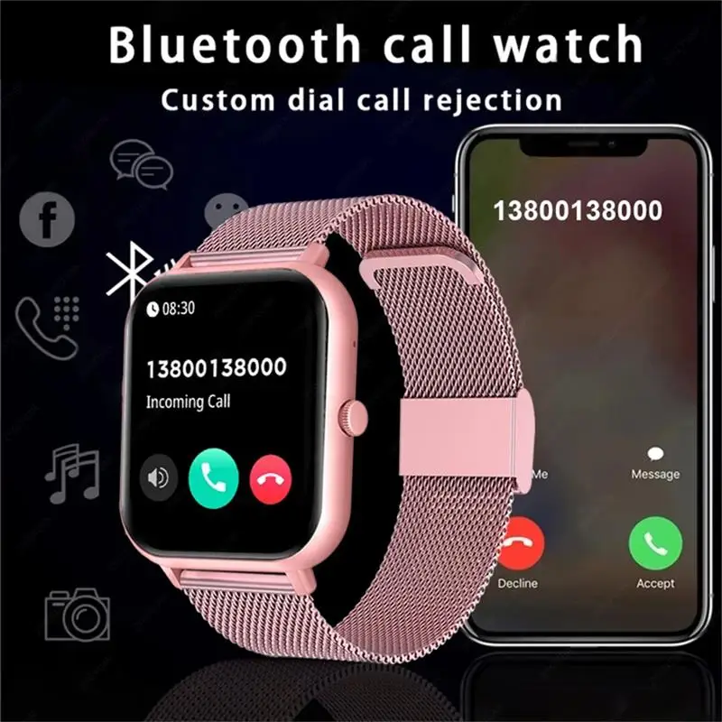 2023 New Bluetooth Call Smart Watch Women Fashion Smartwatch Men Sports Waterproof Smartwatches Suitable for Android Huawei