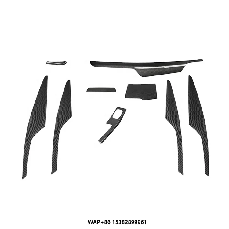 

Dry Carbon Fiber Interior Accessories Dashboard Cover Center Console Panels for 5 Series G30 2018up