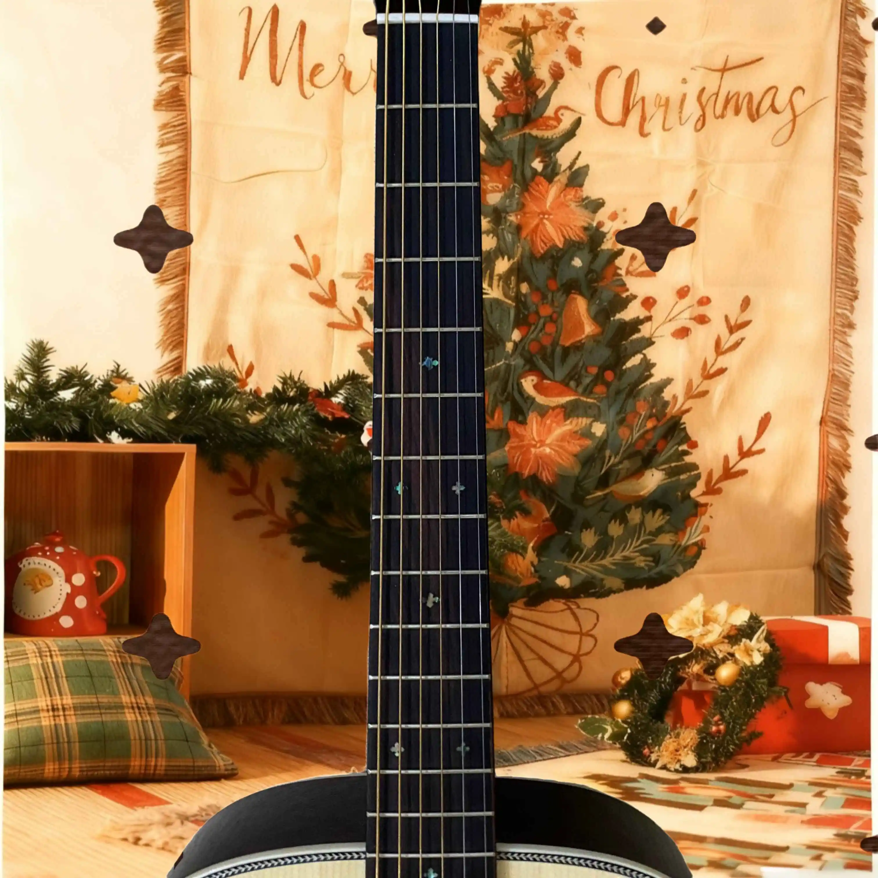 Handmade 000-28 Acoustic Guitar Spruce Top Symmetrical Design Bone Nut Folk Instrument Suitable for School Seaso view 5