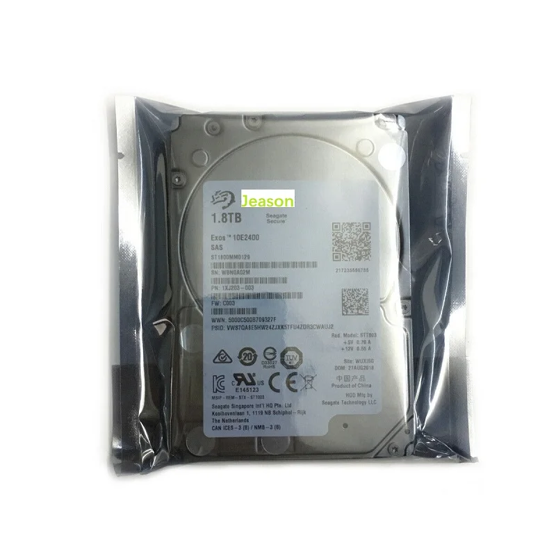 

New Exos 10E2400 ST1800MM0129 1.8TB 10000RPM 12Gb/s 2.5" SAS Hard Drive