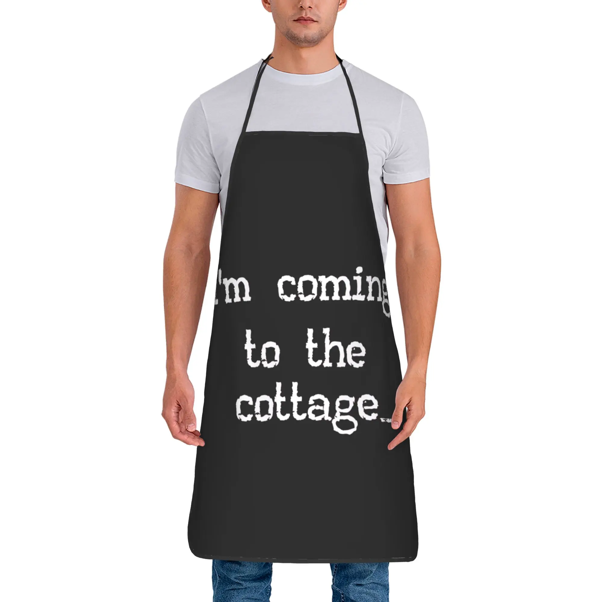 

Фартук Hollanov I’m coming to the cottage, модный, для дома и кухни, для барбекю, парикмахерский, без карманов