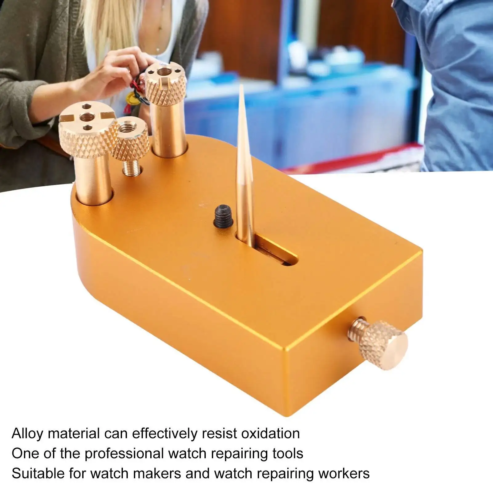 Watch repair tools balance wheel bracket square full metal copper watch hairspring balance wheel movement balance wheel bracket