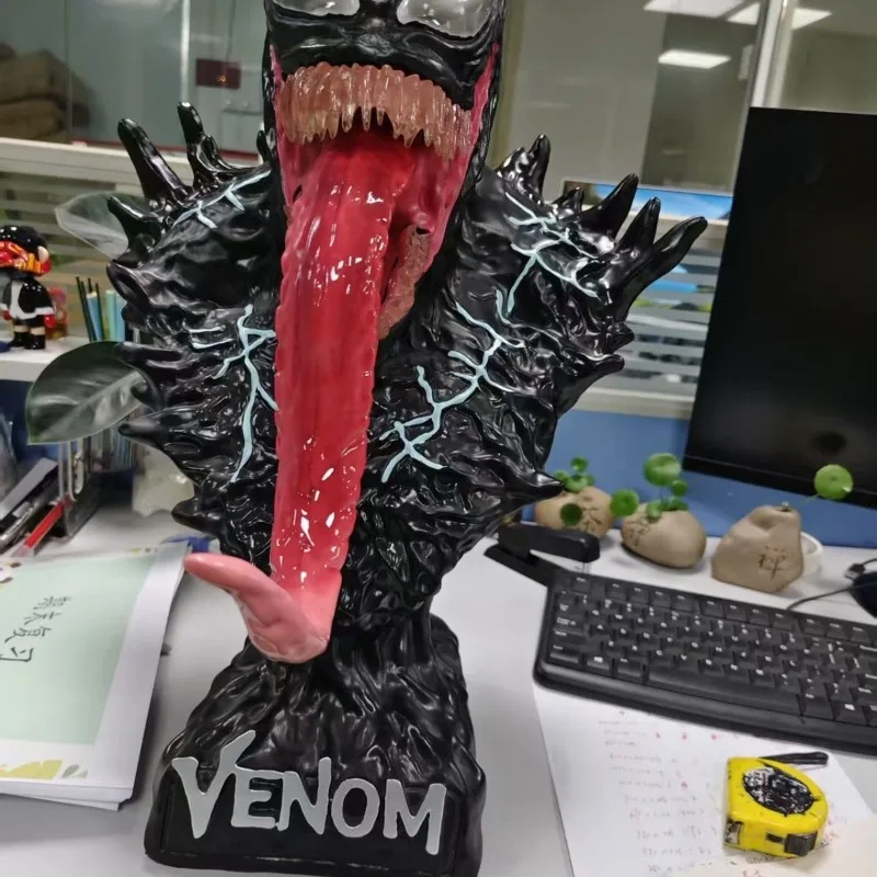 Buste de venin des Avengers, 45cm, Extra Large, modèle de collection, résine, ornements de bureau, cadeaux de vacances, jouets pour enfants