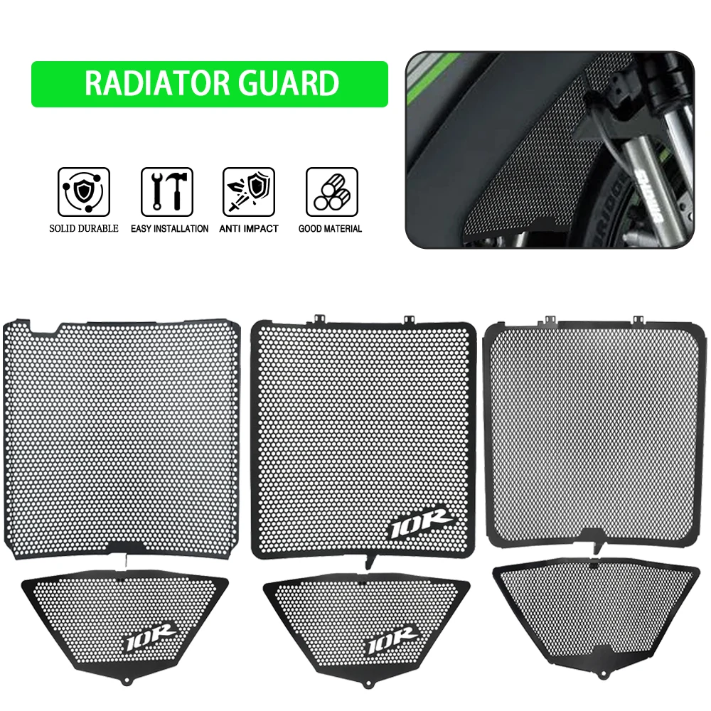 

Motorcycle Accessories for Kawasaki ZX-10R/ZX-10RR ZX10R ZX10 RR 2011-2012-2013-2019-2020 Radiator Grille Guard Cover Protector