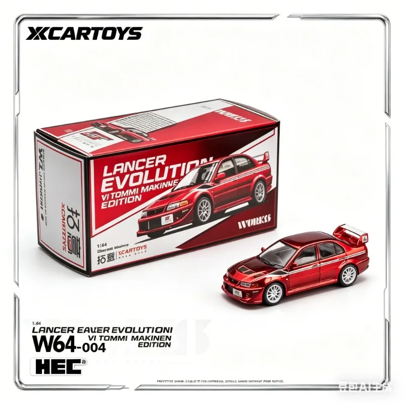 

Предзаказ XCARTOYS HEC 1:64 Модель Tommy Markinen Mitsubishi Evolution 6.5 Subaru Outback 22B STi. Коллекционные модели высокого класса.