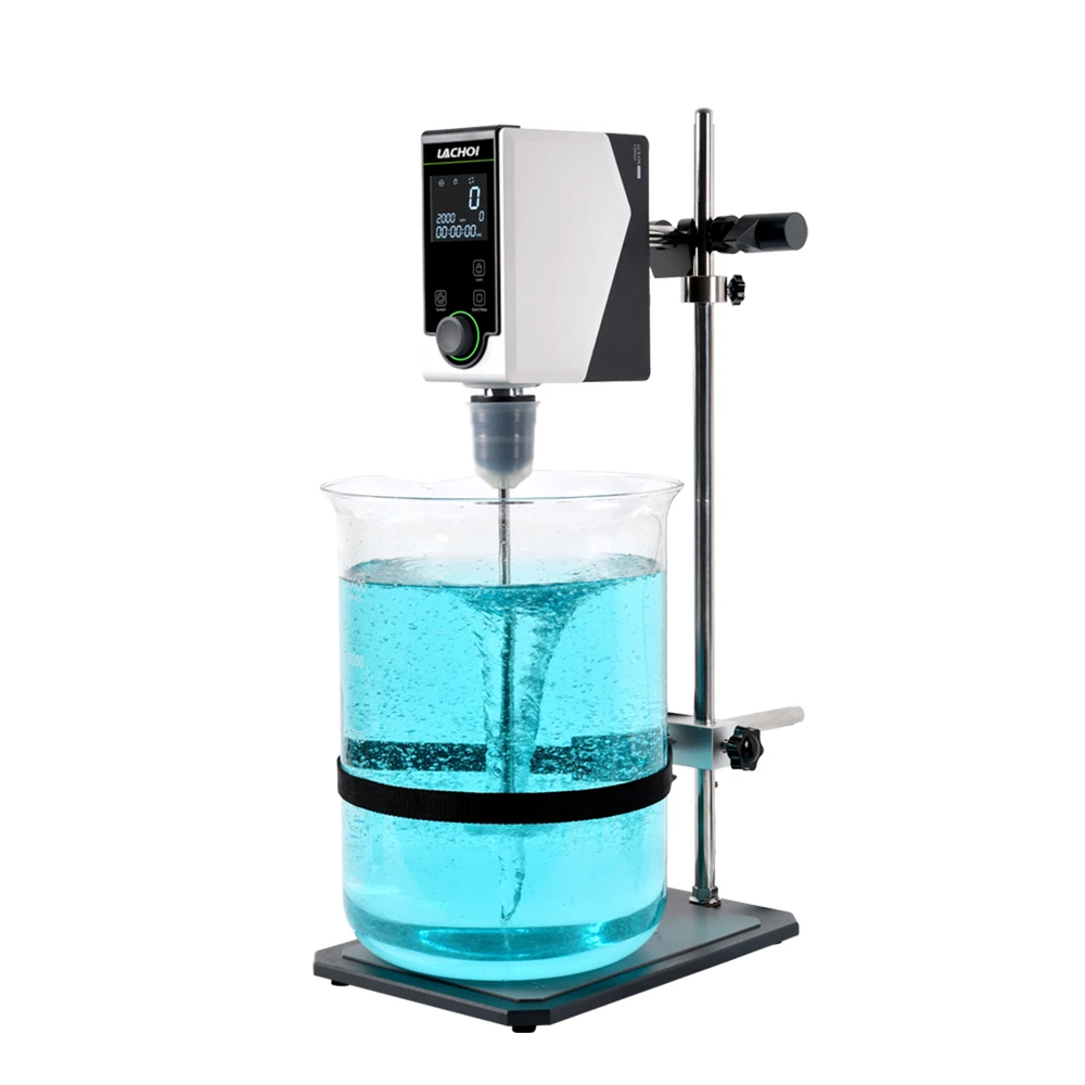 

Lab Instrument High Viscosity Powerful Chemical Cosmetics Stirrer Agitator Overhead Stirrer