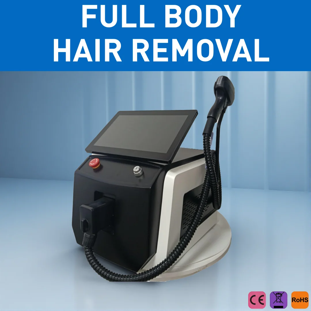 Professional Painless 4000W Diode Laser Hair Removal System — High-Speed ​​& Painless, Featuring a Sapphire Ice-Point Cooling EC