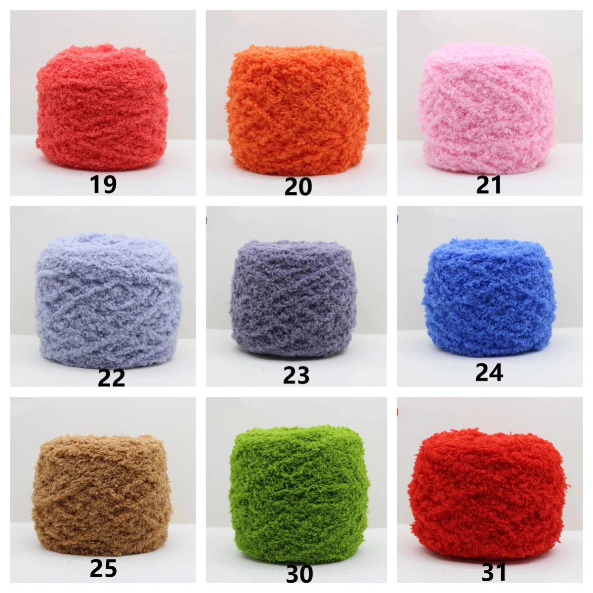 100g 3ply Coral Fleece Yarn Long Hair Mink Yarn Cashmere Yarn for DIY Hand Knitting Crochet Sweater Thread Baby Yarn