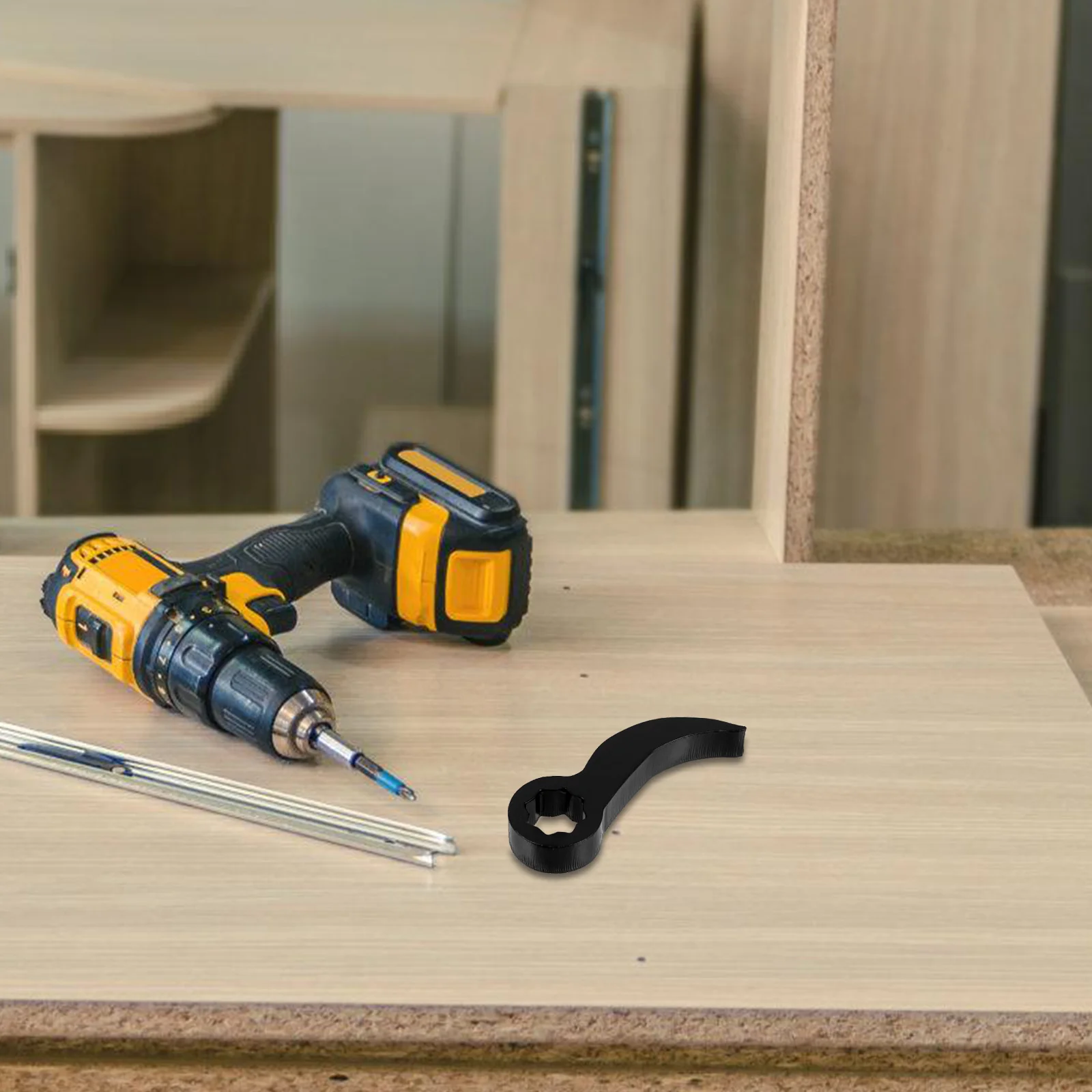 

Ratchet Wrench Adapter Carbon Steel Heavy Duty Pry Bar Head Tool Wrecking Bar Head Compact Replacement For 1/2 Inch